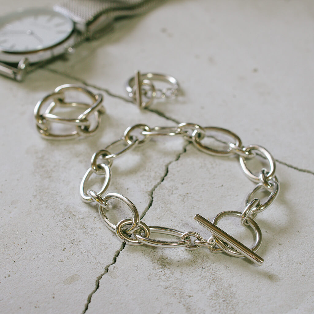 Silver925 Chunky Chain Bracelet VEZA -ベザ- | Ops.(オプス)公式ストア