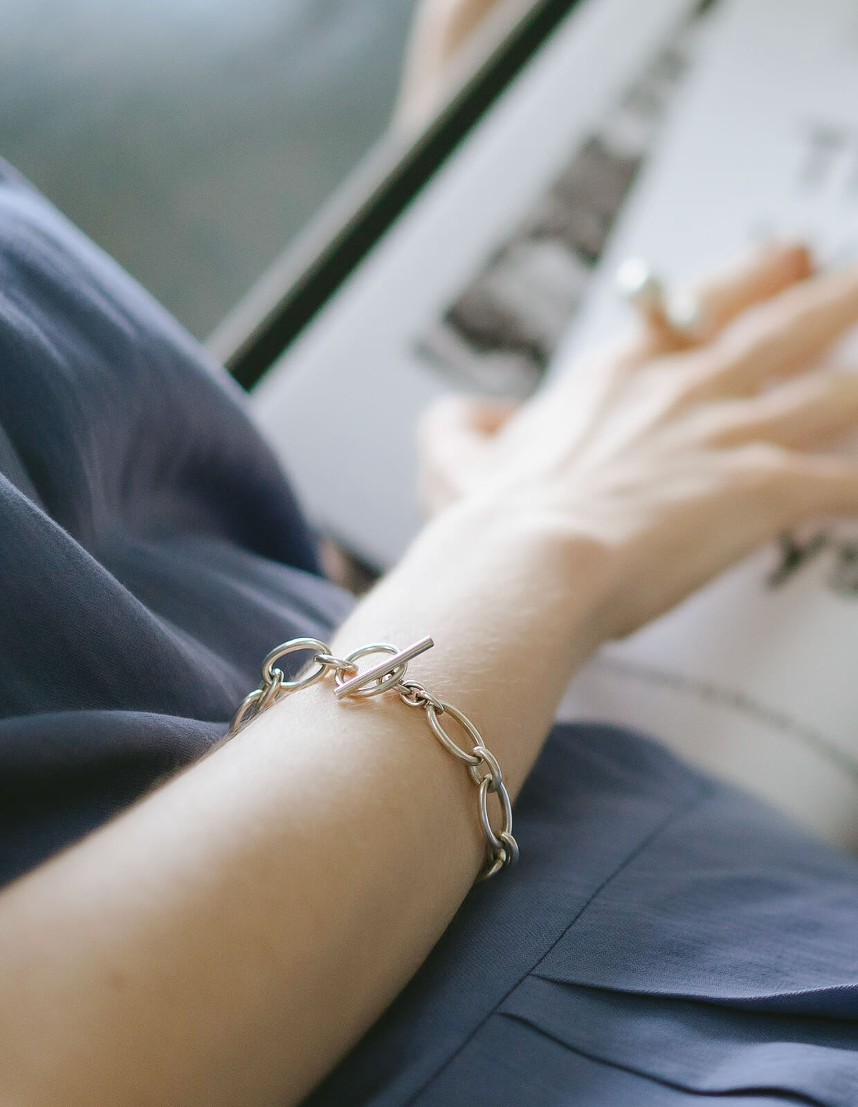 Silver925 Chunky Chain Bracelet VEZA -ベザ- | Ops.(オプス)公式 ...