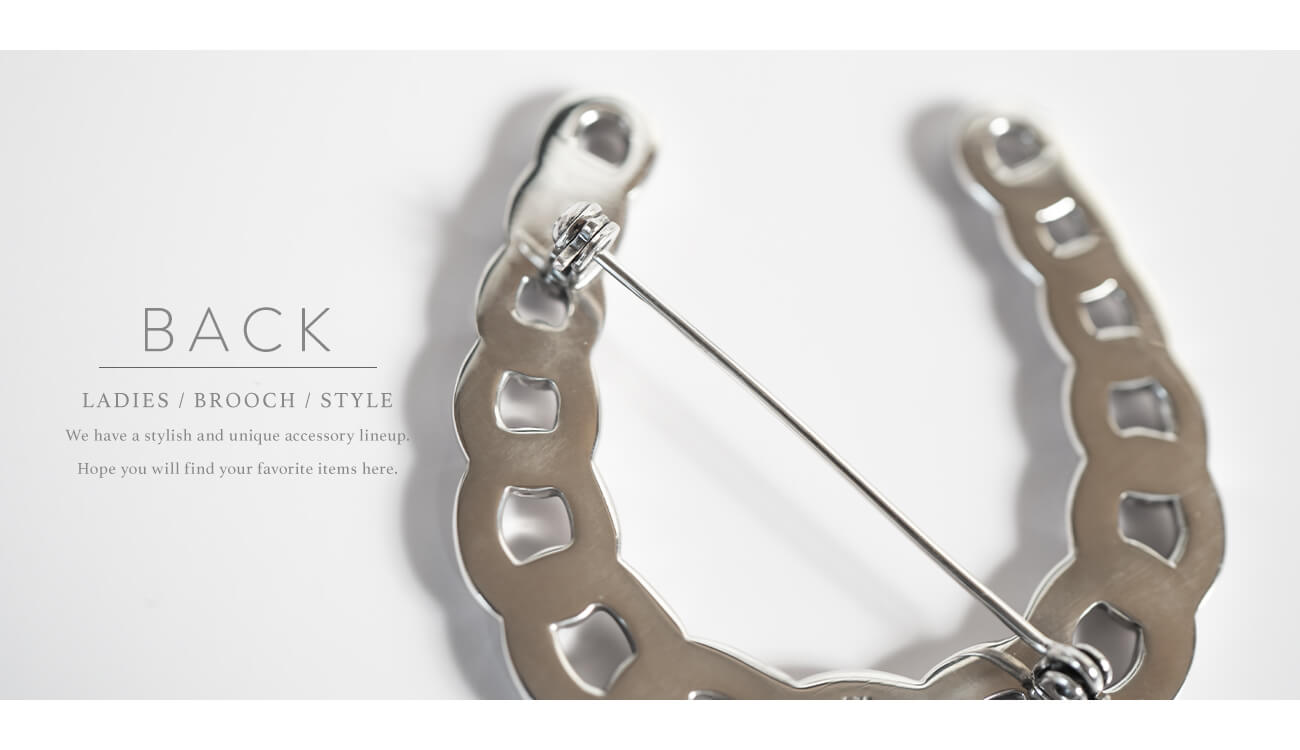 Silver925 Lucky Horseshoe Brooch AVERRE -アヴェーレ- | Ops.(オプス 