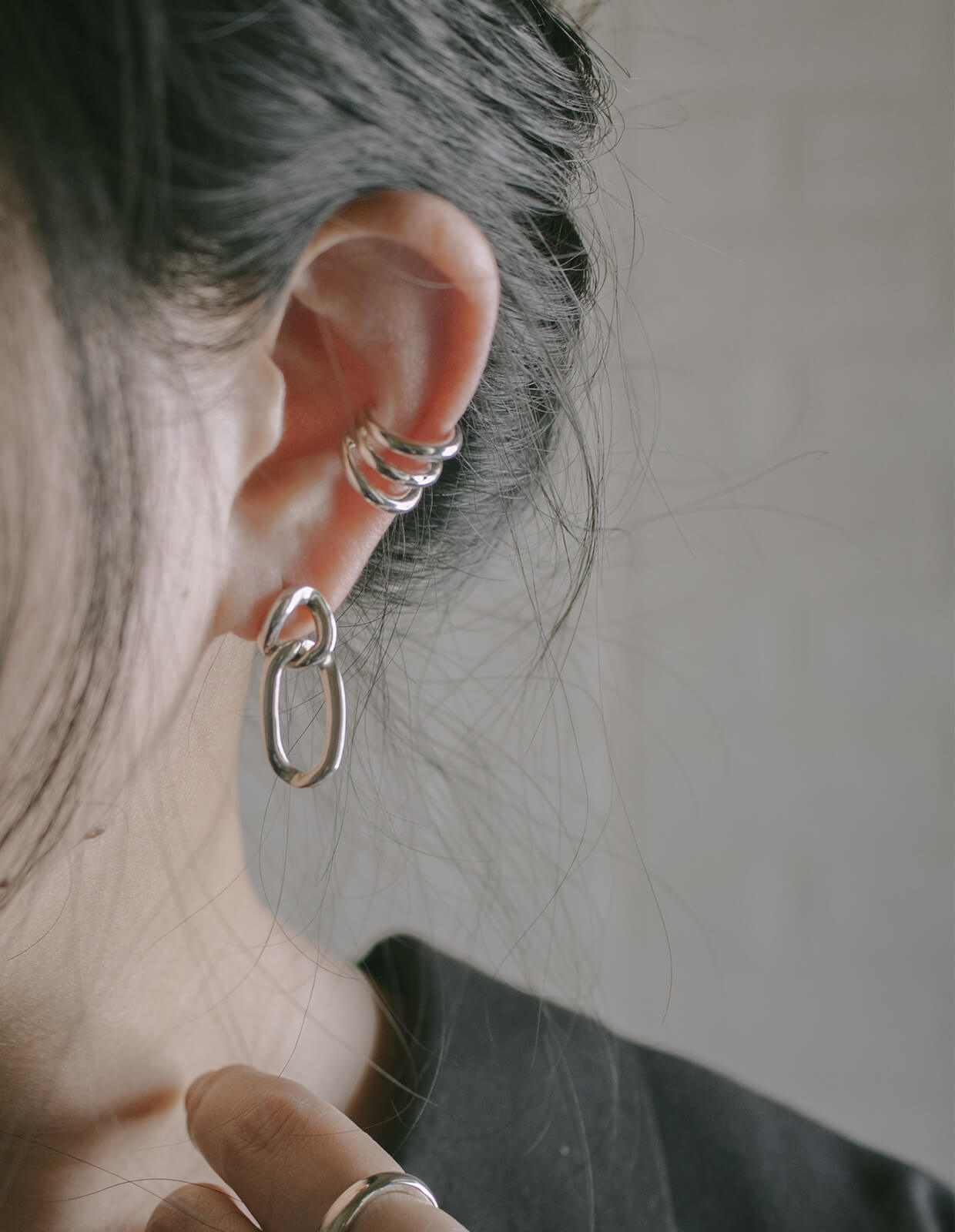 Silver925 Plump Ear Cuff RHENE -レーネ- | Ops.(オプス)公式ストア