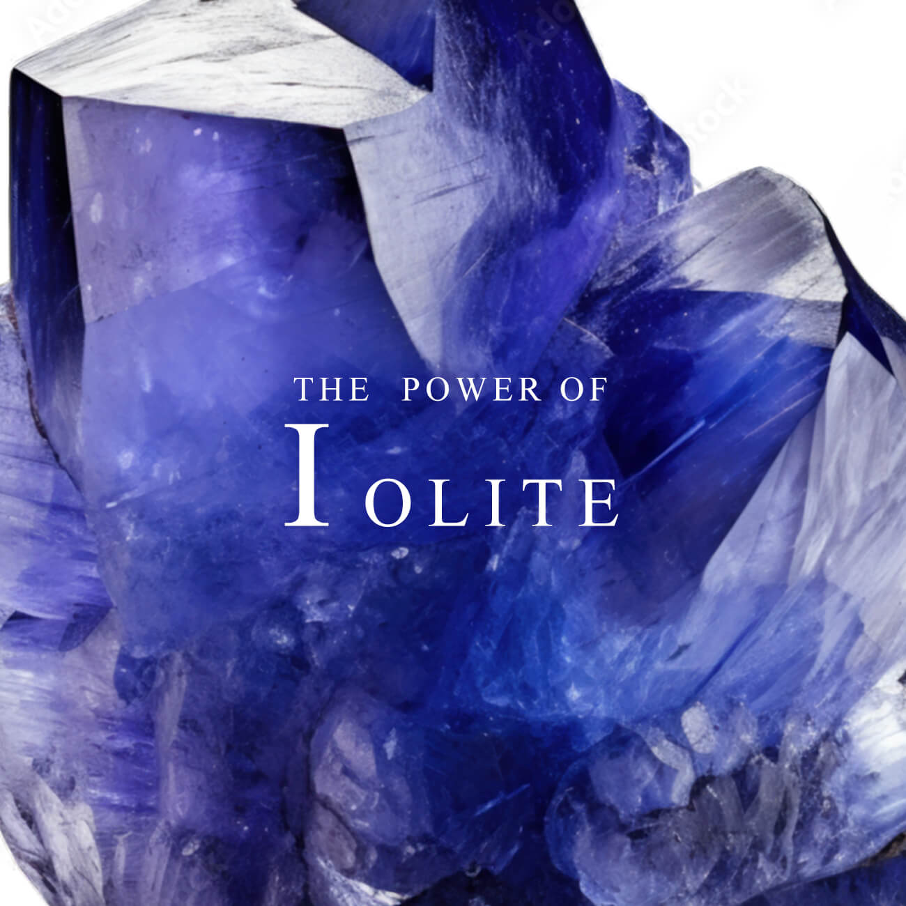 10K アイオライト 天然石 ネックレス