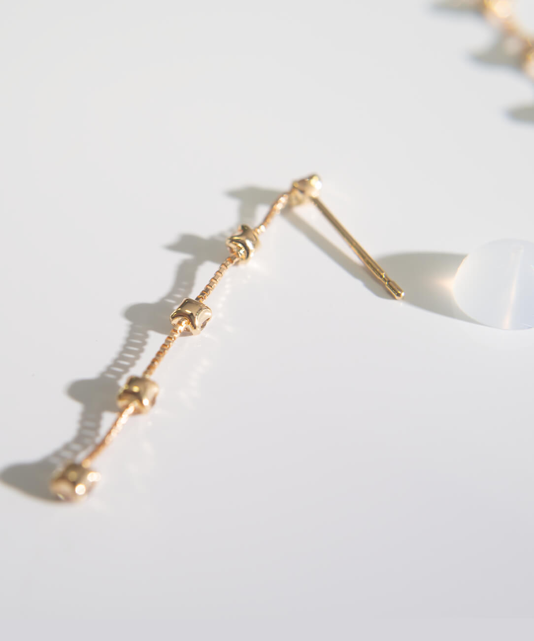 ダイヤ ダイヤモンド ピアス 18金 18K 揺れる レディース シンプル