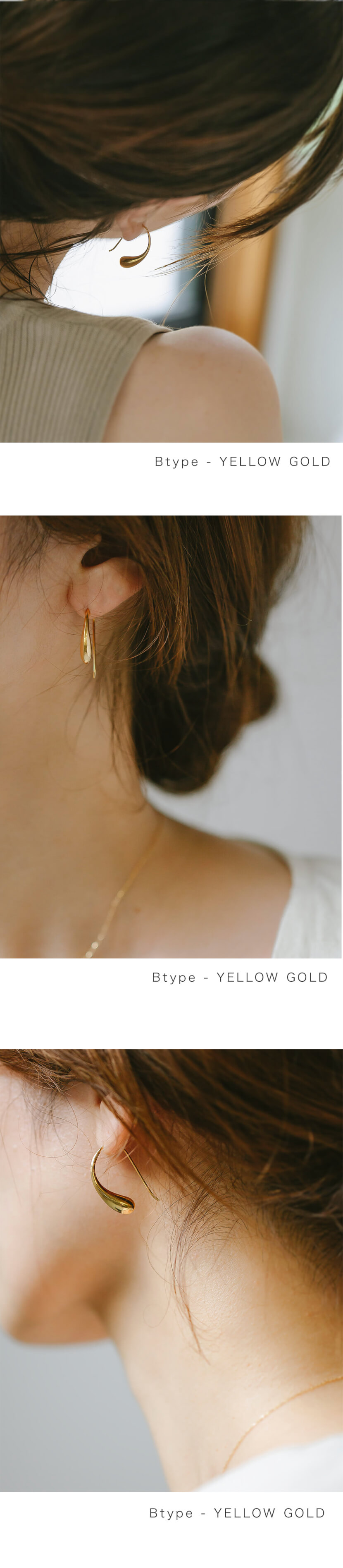 Silver925 Shiny Drop Hang Earrings LADEW -ラデュー- | Ops