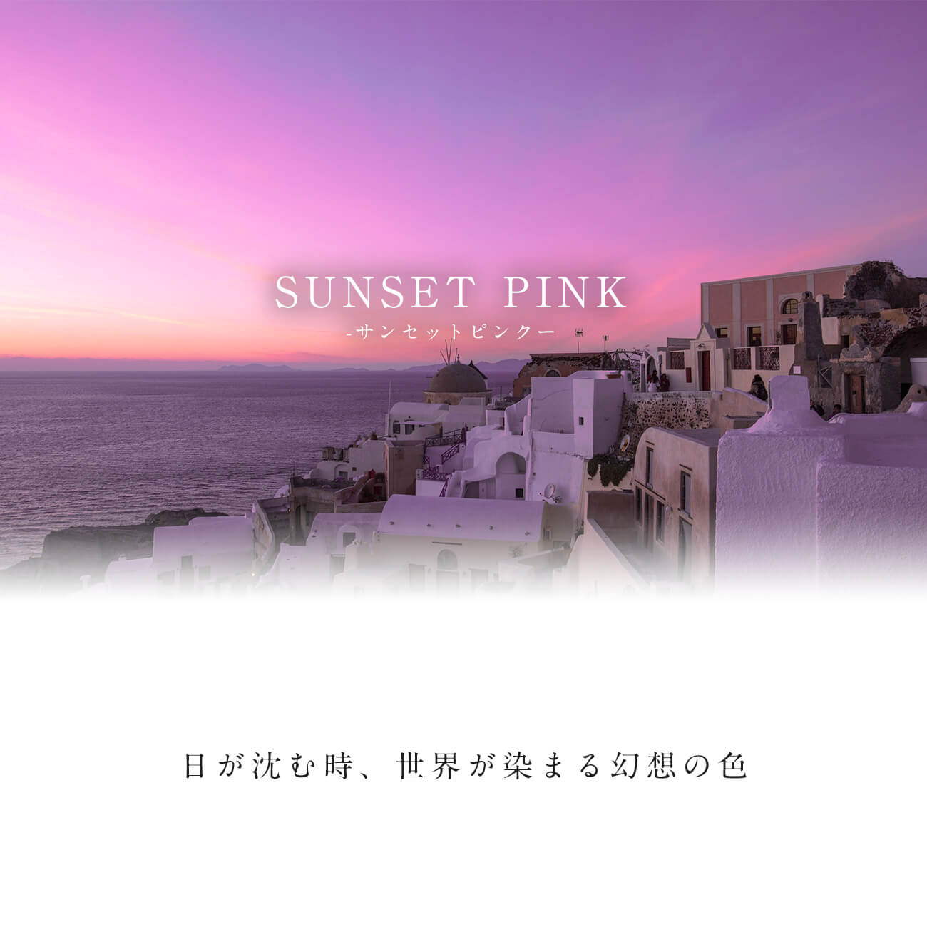 SUNSET PINK サンセットピンク