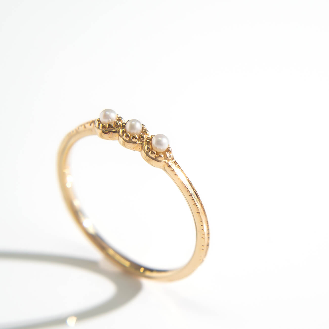 K10 Baby Pearl Gold Ring ORIDA -オリダ- | Ops.(オプス)公式ストア