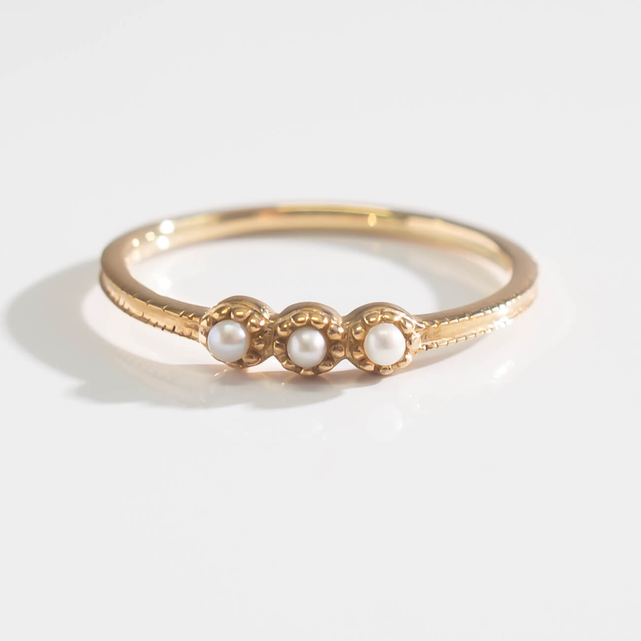 K10 Baby Pearl Gold Ring ORIDA -オリダ- | Ops.(オプス)公式ストア