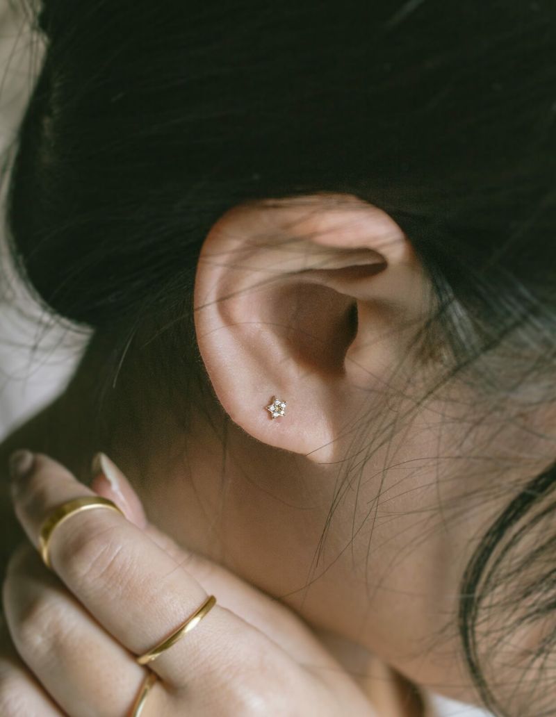 K10 Star Diamond Earrings ATRIA -アトリア- | Ops.(オプス)公式ストア