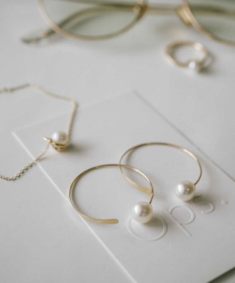 K18 Elegant Round Hang Earrings CELC -セルク- | Ops.(オプス)公式ストア