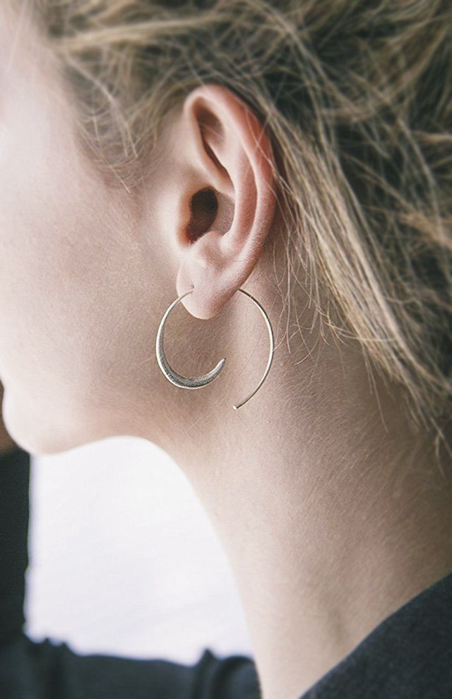 Silver925 Swirling Hang Earrings FAMIR -ファミール- | Ops.(オプス