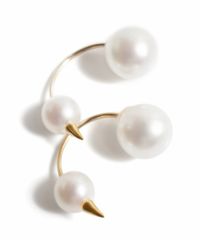18金 18k パール ピアス 金属アレルギー対応 結婚式 お呼ばれ アコヤ あこや本真珠 K18 【folletta フォレッタ】 入園式 卒園式 入学式 卒業式