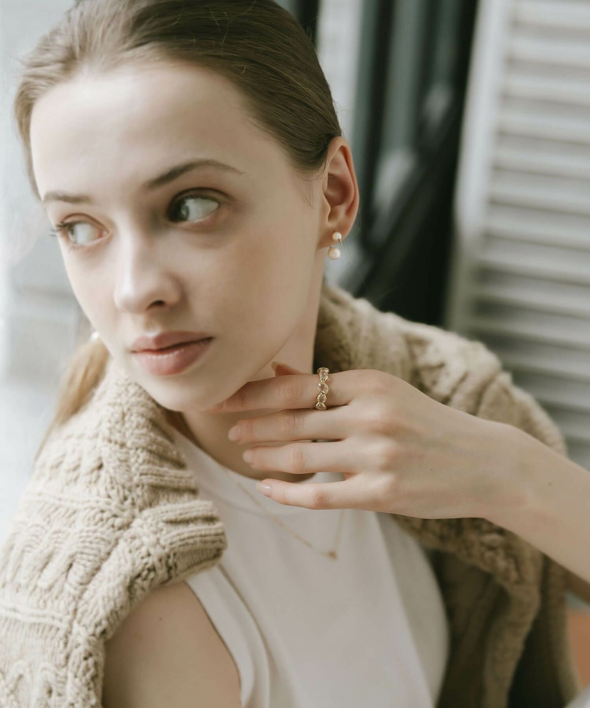 18金 18k パール ピアス 金属アレルギー対応 結婚式 お呼ばれ アコヤ あこや本真珠 K18 【folletta フォレッタ】 入園式 卒園式 入学式 卒業式