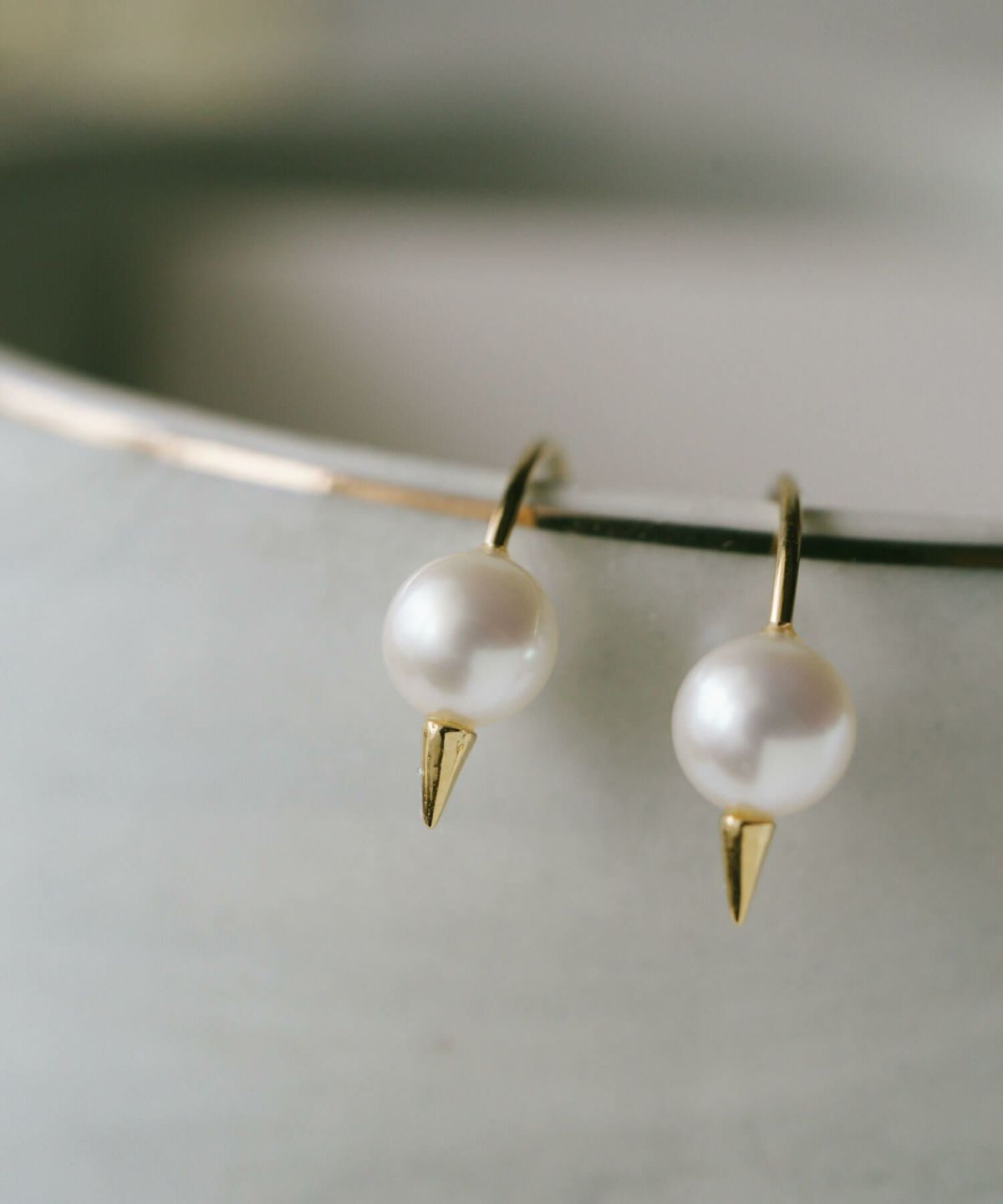 18金 18k パール ピアス 金属アレルギー対応 結婚式 お呼ばれ アコヤ あこや本真珠 K18 【folletta フォレッタ】 入園式 卒園式 入学式 卒業式