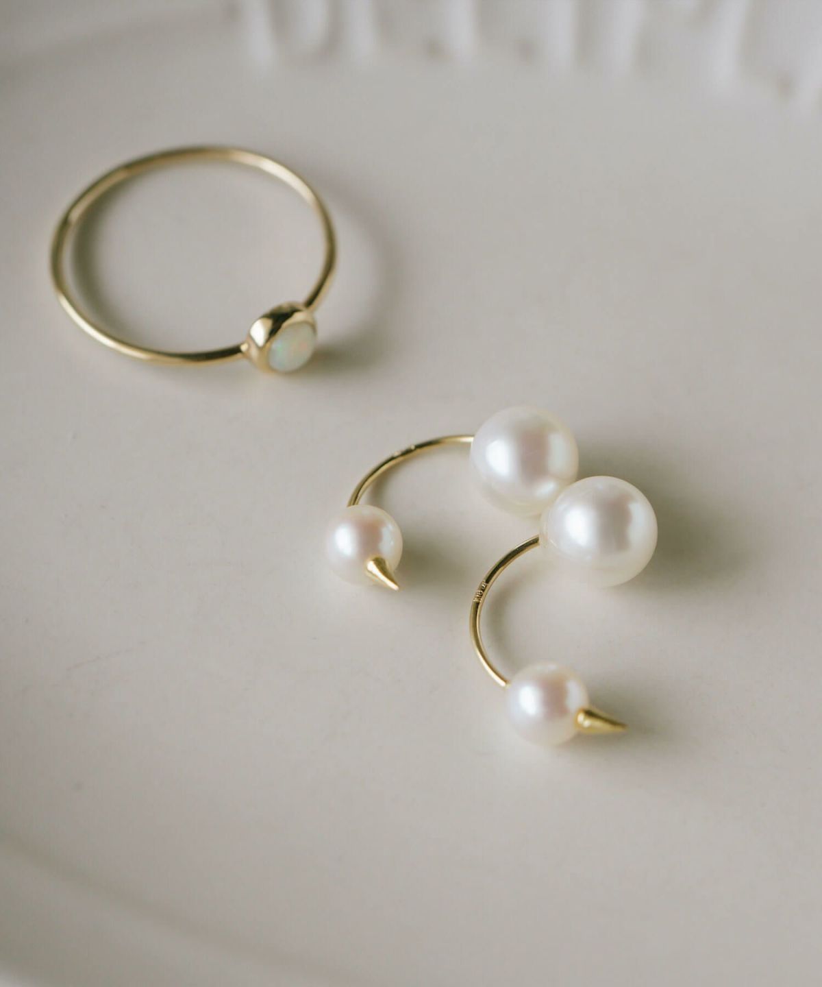 18金 18k パール ピアス 金属アレルギー対応 結婚式 お呼ばれ アコヤ あこや本真珠 K18 【folletta フォレッタ】 入園式 卒園式 入学式 卒業式