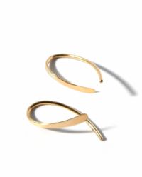 18k ピアス フープ つけっぱなし 小さめ 18金 K18 日本製・甲府ブランド 金属アレルギー 対応 レディース ジュエリー アクセサリー プレゼント フープピアス フックピアス 揺れる ラインピアス カジュアル おしゃれ ゴールドピアス