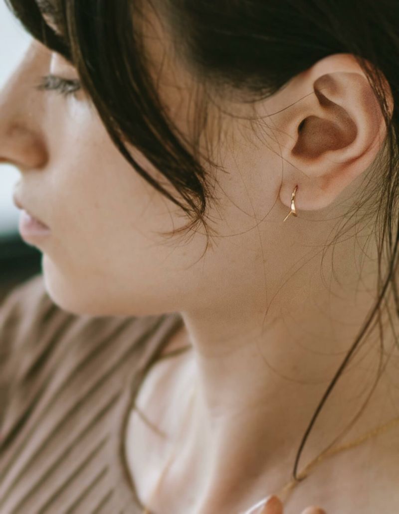 K18 Tiny Hang Earrings GOUCCIA-MINI -ゴーチャミニ- | Ops.(オプス