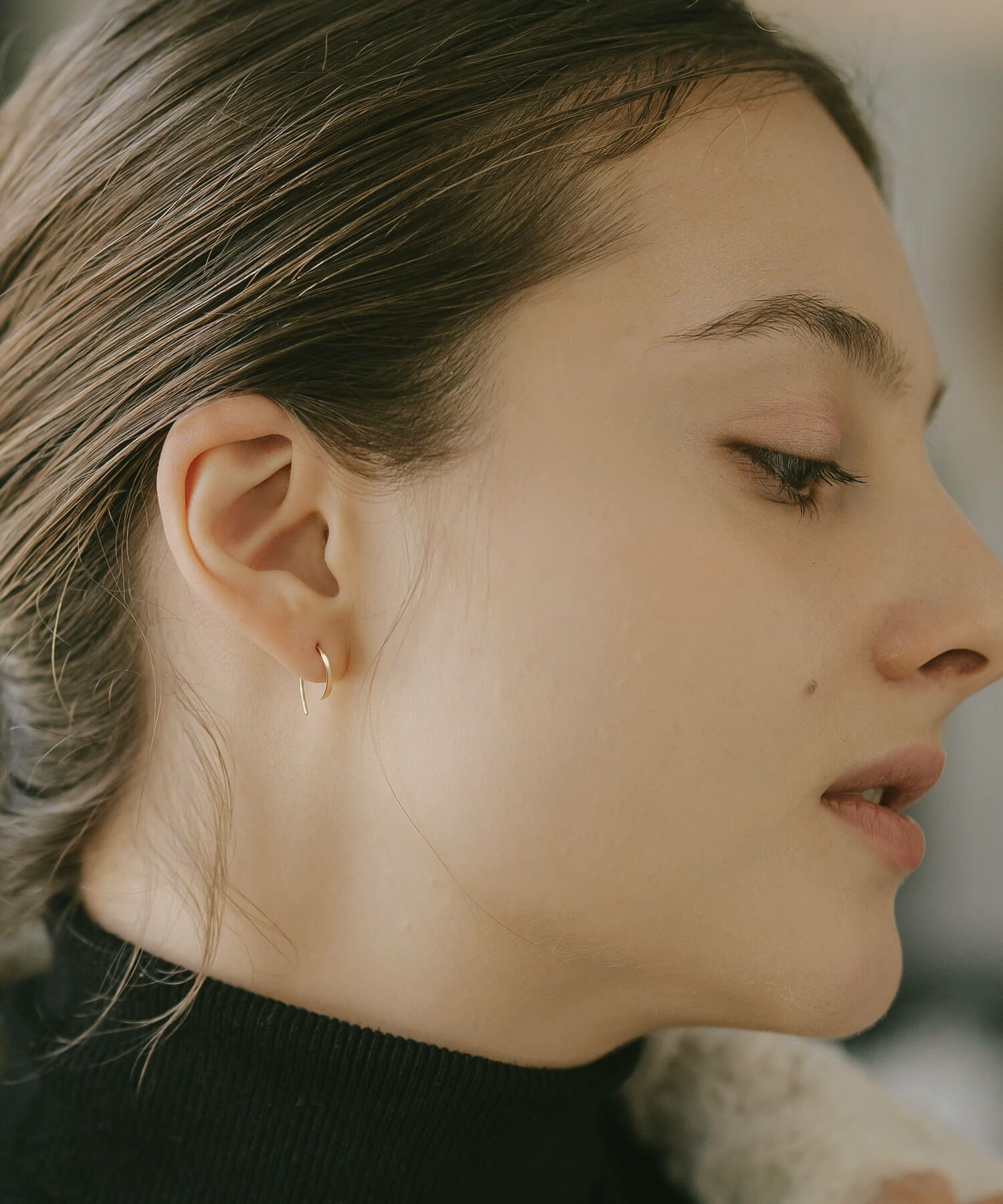 K18 Tiny Hang Earrings GOUCCIA-MINI -ゴーチャミニ- | Ops.(オプス 