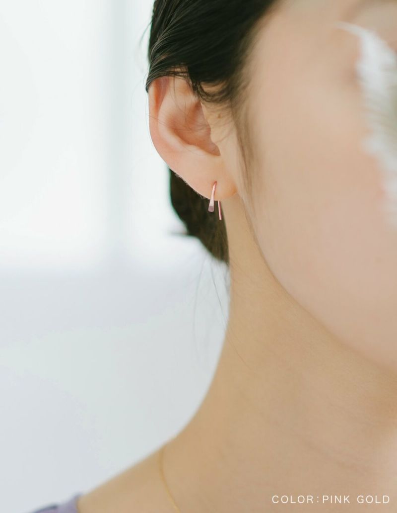 K18 Tiny Hang Earrings GOUCCIA-MINI -ゴーチャミニ- | Ops 