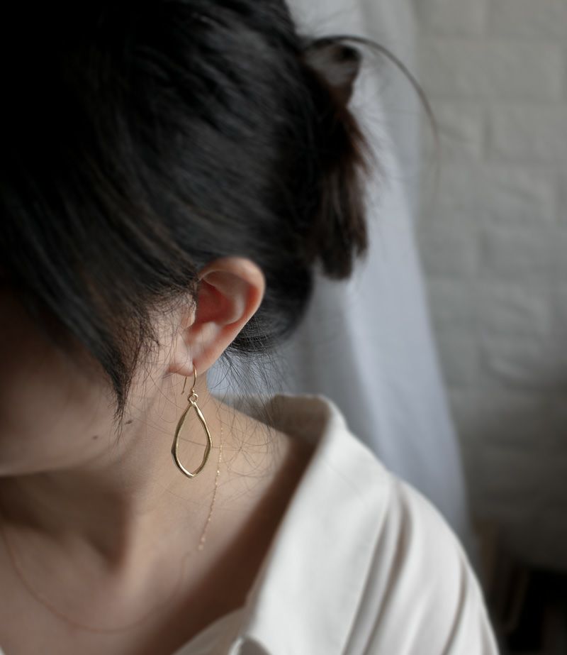 Silver925 Leaf Shape Hook Earrings LINOZA -リノザ- | Ops.(オプス