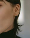18k ピアス  三日月 ピアス 18金 つけっぱなし 国内甲府ブランド k18 18金 つけっぱなしピアス レディース ジュエリー ブランド アクセサリー プレゼント 小さめ