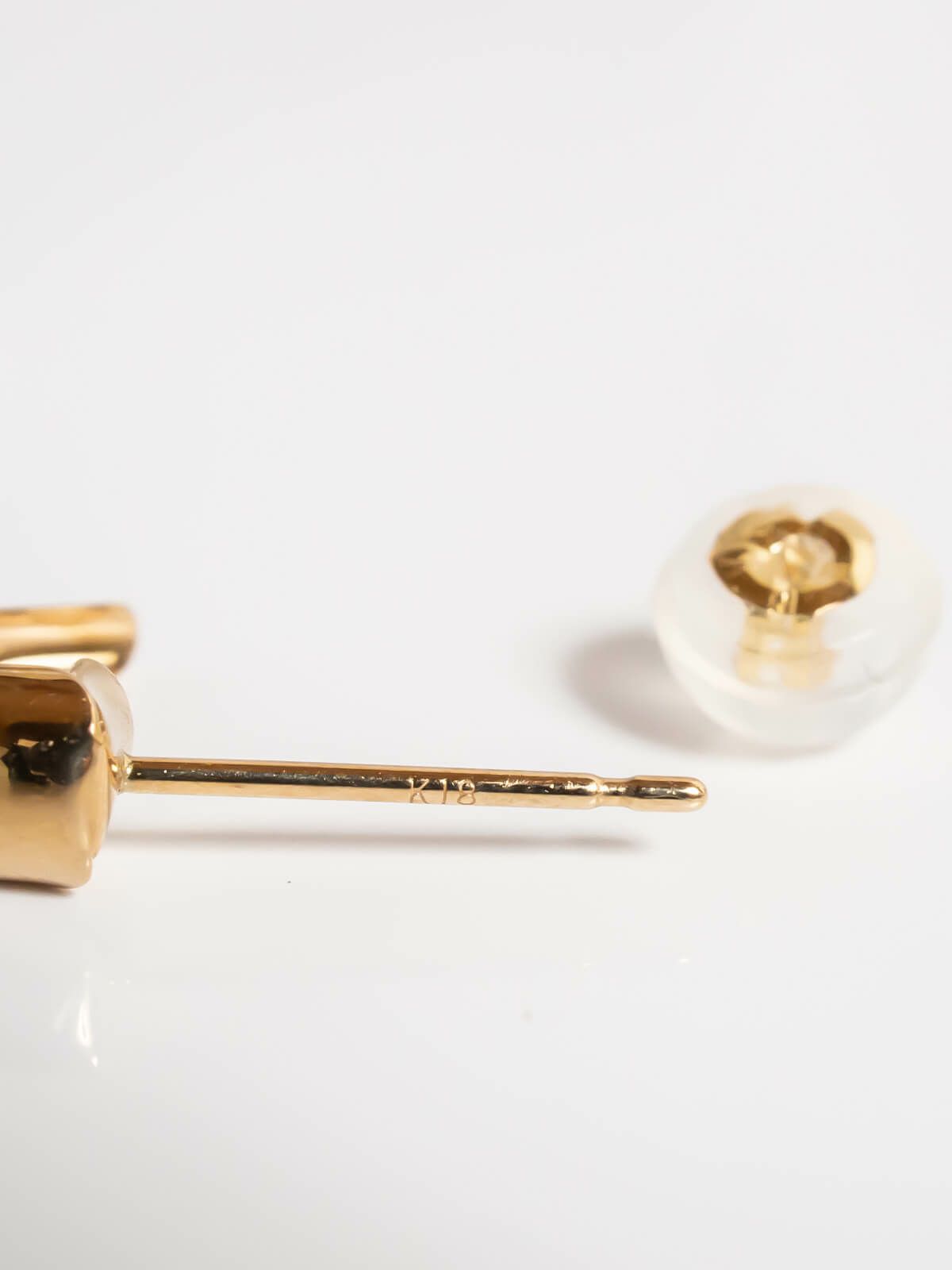18k ピアス  三日月 ピアス 18金 つけっぱなし 国内甲府ブランド k18 18金 つけっぱなしピアス レディース ジュエリー ブランド アクセサリー プレゼント 小さめ