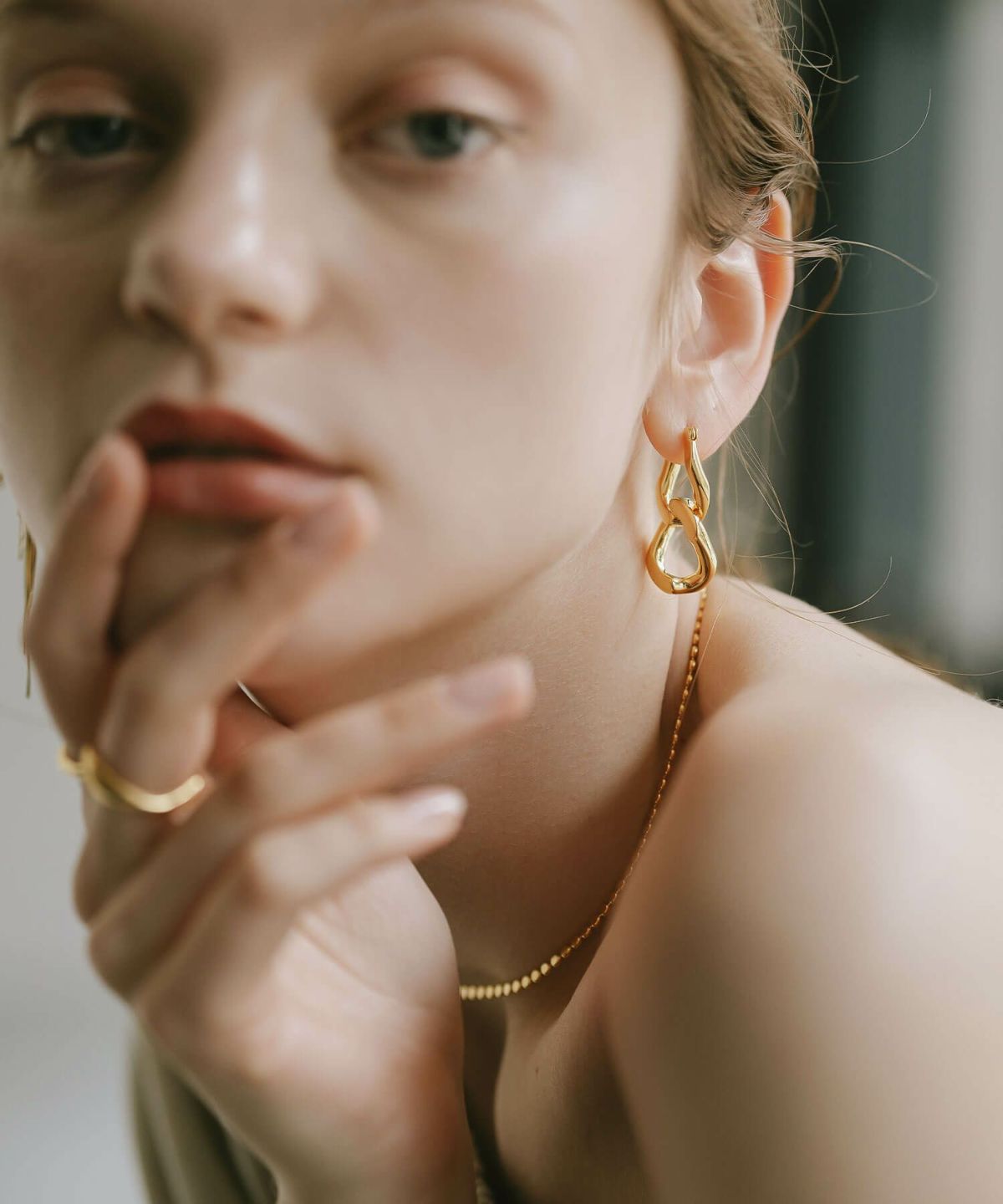 シルバー925 ピアス ゴールド ピアス 【NEVIEN ネビア】 silver925 金属アレルギー 安心 大ぶり ピアス シンプル レディース 18k ピアス 揺れる 派手 個性 レトロ 大人 可愛い ピアス カジュアル フォーマル 大人 可愛い おしゃれ