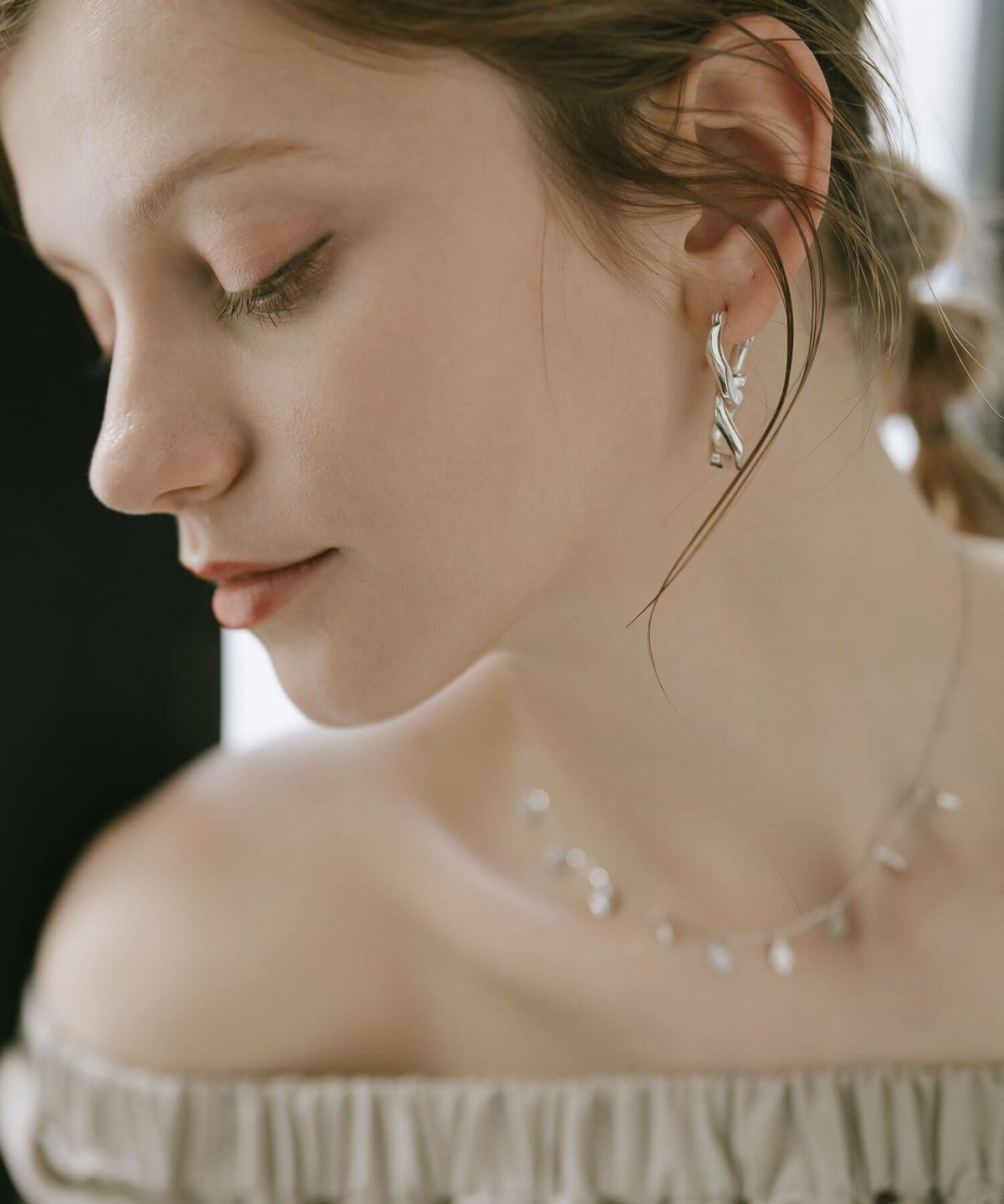 シルバー925 ピアス ゴールド ピアス 【NEVIEN ネビア】 silver925 金属アレルギー 安心 大ぶり ピアス シンプル レディース 18k ピアス 揺れる 派手 個性 レトロ 大人 可愛い ピアス カジュアル フォーマル 大人 可愛い おしゃれ