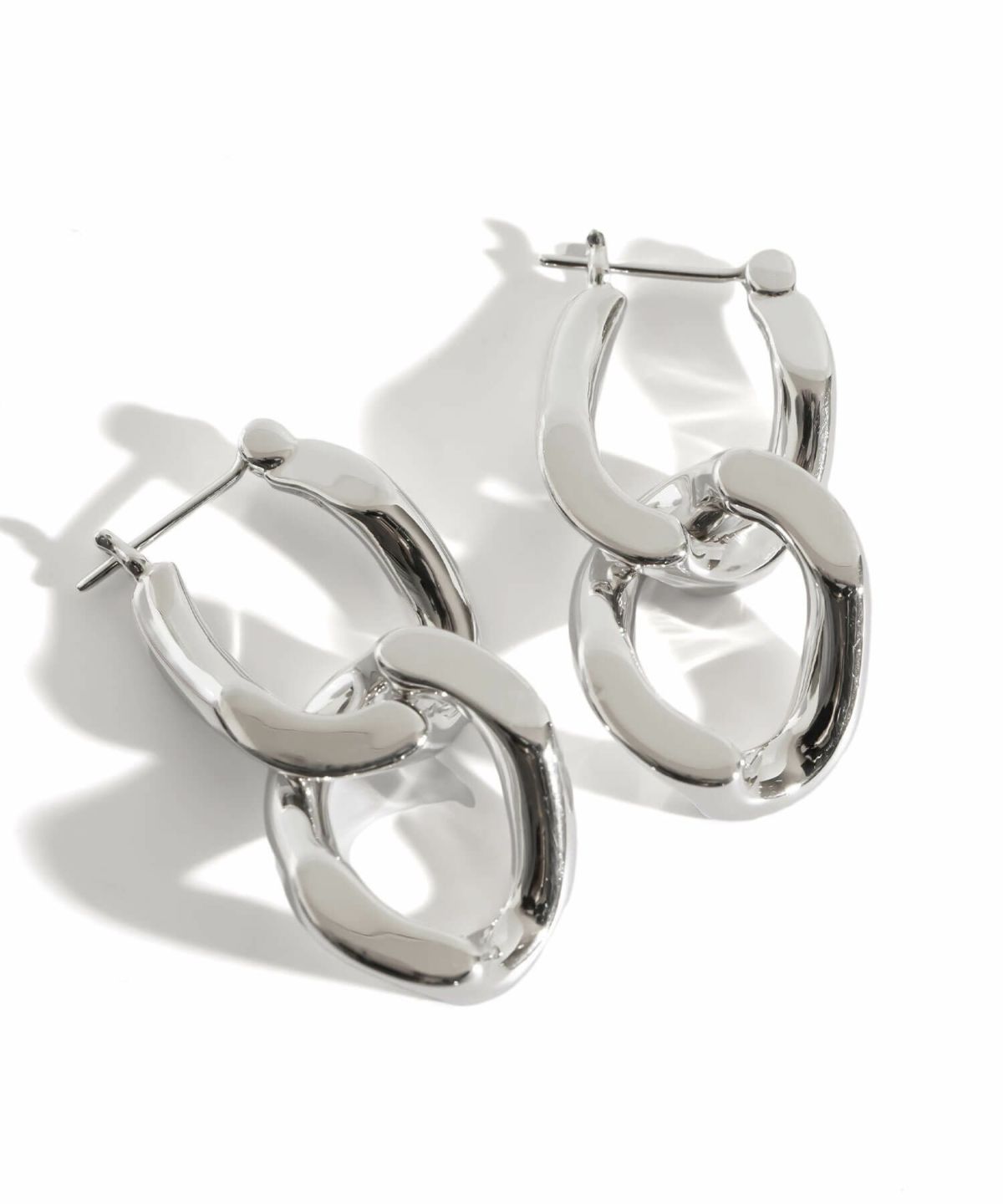 シルバー925 ピアス ゴールド ピアス 【NEVIEN ネビア】 silver925 金属アレルギー 安心 大ぶり ピアス シンプル レディース 18k ピアス 揺れる 派手 個性 レトロ 大人 可愛い ピアス カジュアル フォーマル 大人 可愛い おしゃれ