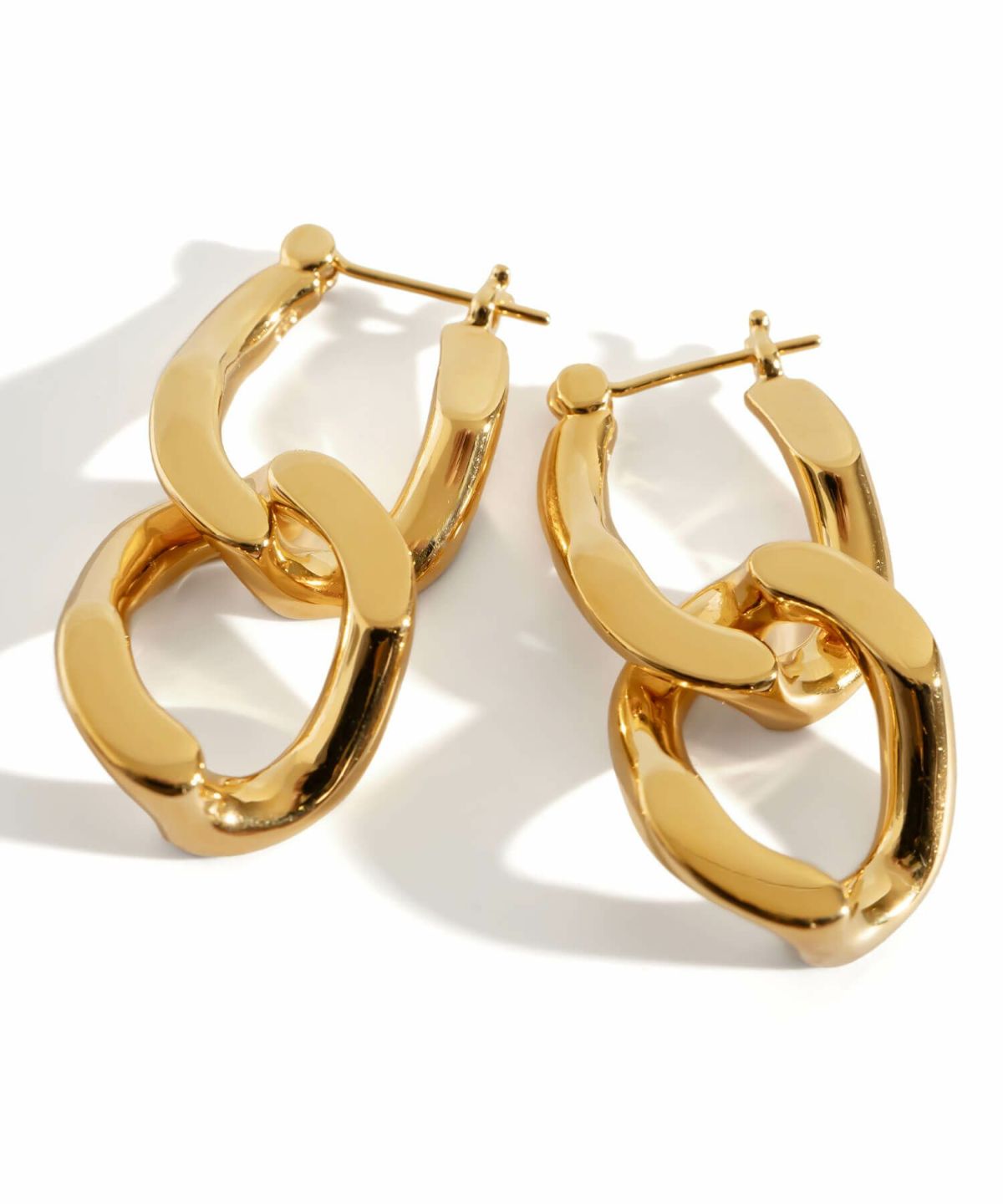 シルバー925 ピアス ゴールド ピアス 【NEVIEN ネビア】 silver925 金属アレルギー 安心 大ぶり ピアス シンプル レディース 18k ピアス 揺れる 派手 個性 レトロ 大人 可愛い ピアス カジュアル フォーマル 大人 可愛い おしゃれ