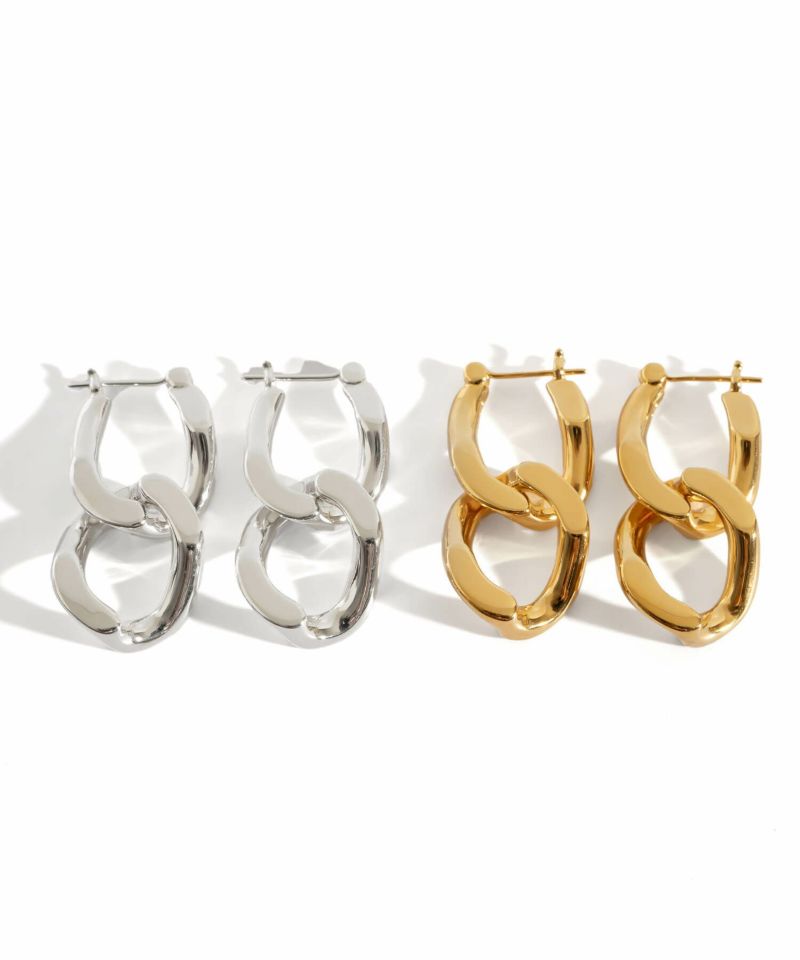 シルバー925 ピアス ゴールド ピアス 【NEVIEN ネビア】 silver925 金属アレルギー 安心 大ぶり ピアス シンプル レディース 18k ピアス 揺れる 派手 個性 レトロ 大人 可愛い ピアス カジュアル フォーマル 大人 可愛い おしゃれ