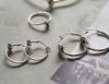 シルバー925 ピアス レディース シンプル 【OBLIGA オブリガ】 ノットピアス ピアス ゴールド ピアス Silver925 金属アレルギー対応 両耳用 ピアス フックピアス ピアス カジュアル フォーマル 送料無料
