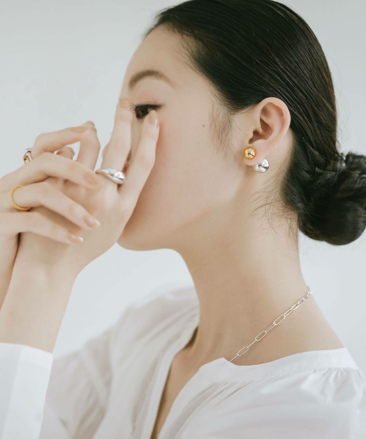 【雑誌掲載アイテム】 大きめ ピアス シルバー ボール 【Pallo パロ】 silver925 シルバー925 バックキャッチピアス ダブルキャッチ シルバーピアス 大ぶり 両耳用 丸玉 シルバー トライバルピアス レトロ おしゃれ 金属アレルギー 軽量