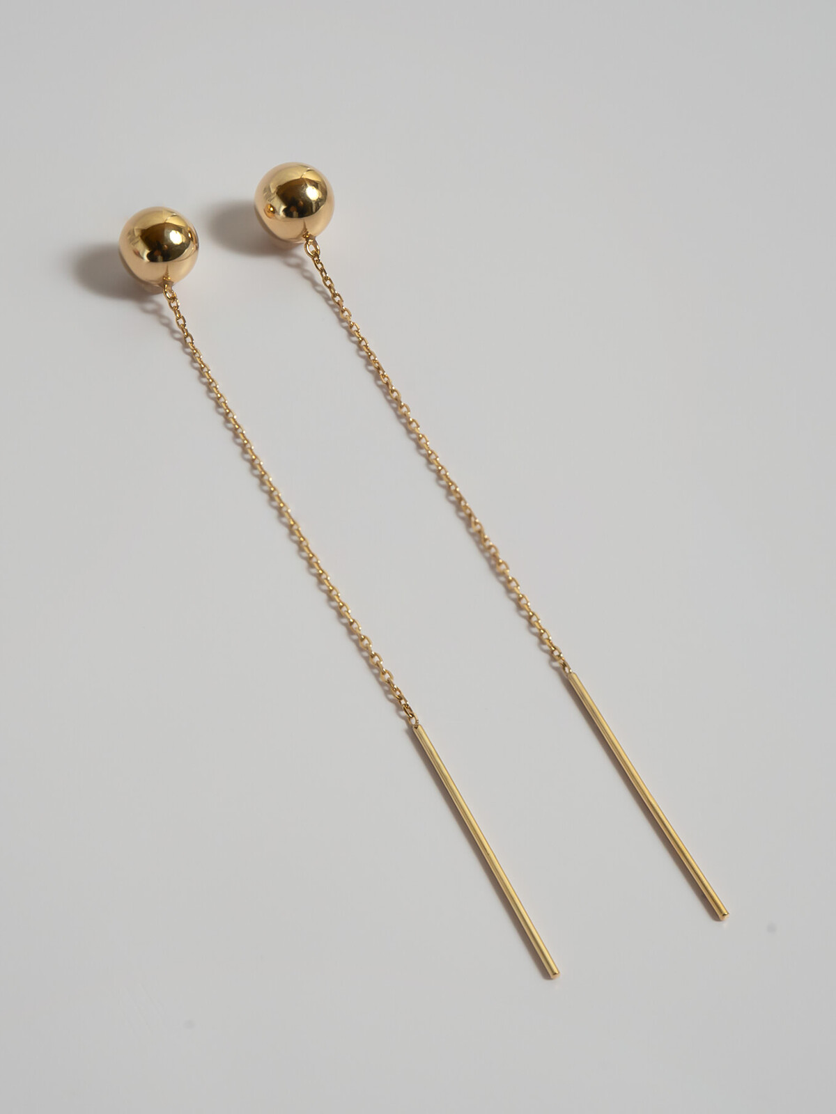 【国内甲府ブランド】 ピアス 18k 揺れる ミラーボール チェーン 【Prendor プレドール】 ショート 6.5cm 18金 ピアス つけっぱなし 金属アレルギー 対応 プレゼント 女性 ピアス レディース ジュエリー アクセサリー ロングピアス チェーンピアス 大人 可愛い おしゃれ