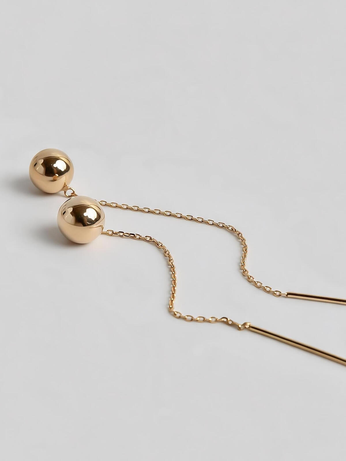 【国内甲府ブランド】 ピアス 18k 揺れる ミラーボール チェーン 【Prendor プレドール】 ショート 6.5cm 18金 ピアス つけっぱなし 金属アレルギー 対応 プレゼント 女性 ピアス レディース ジュエリー アクセサリー ロングピアス チェーンピアス 大人 可愛い おしゃれ