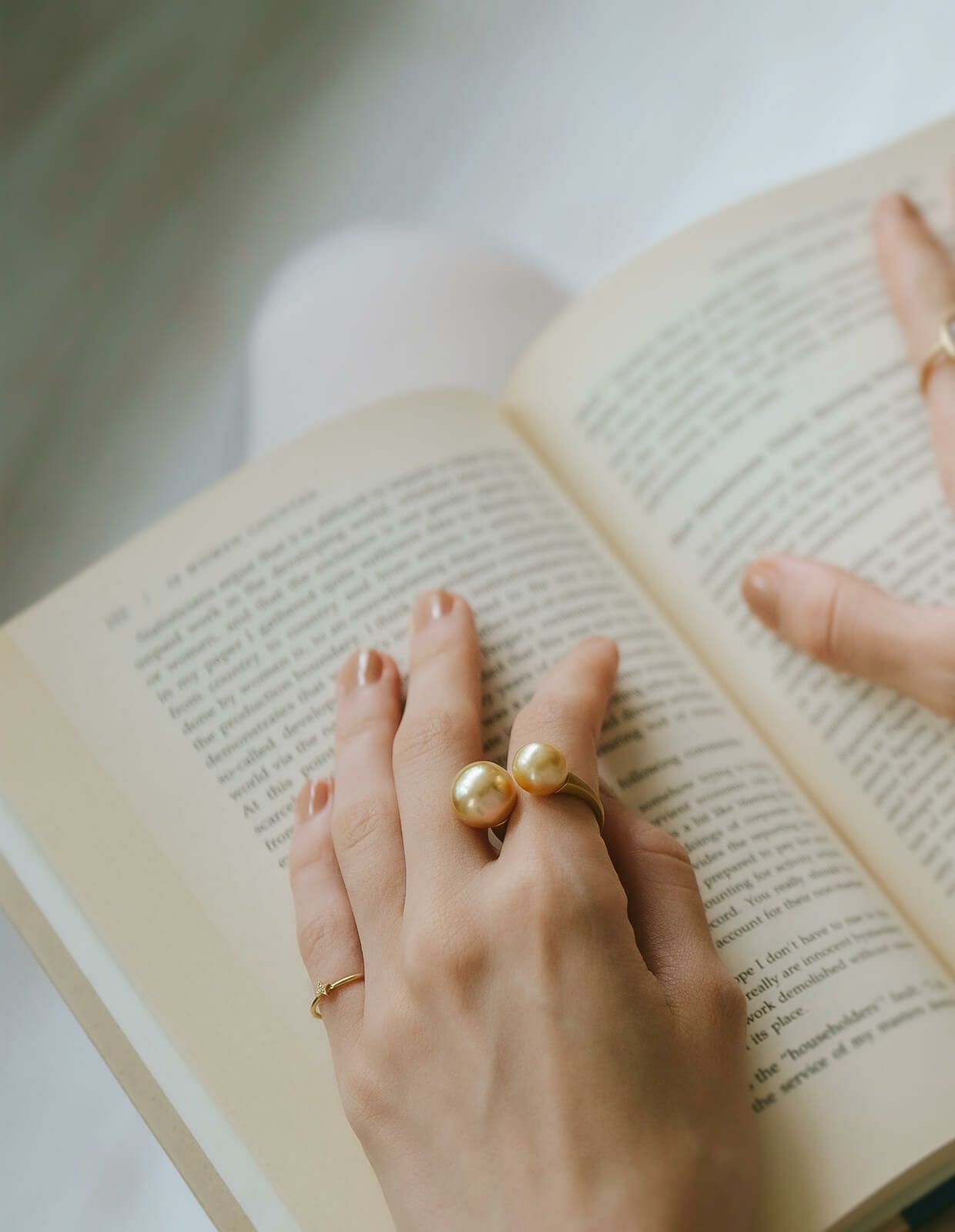 K10 Gold Diamond Delicate Ring FORAFORA -フォラフォラ- | Ops