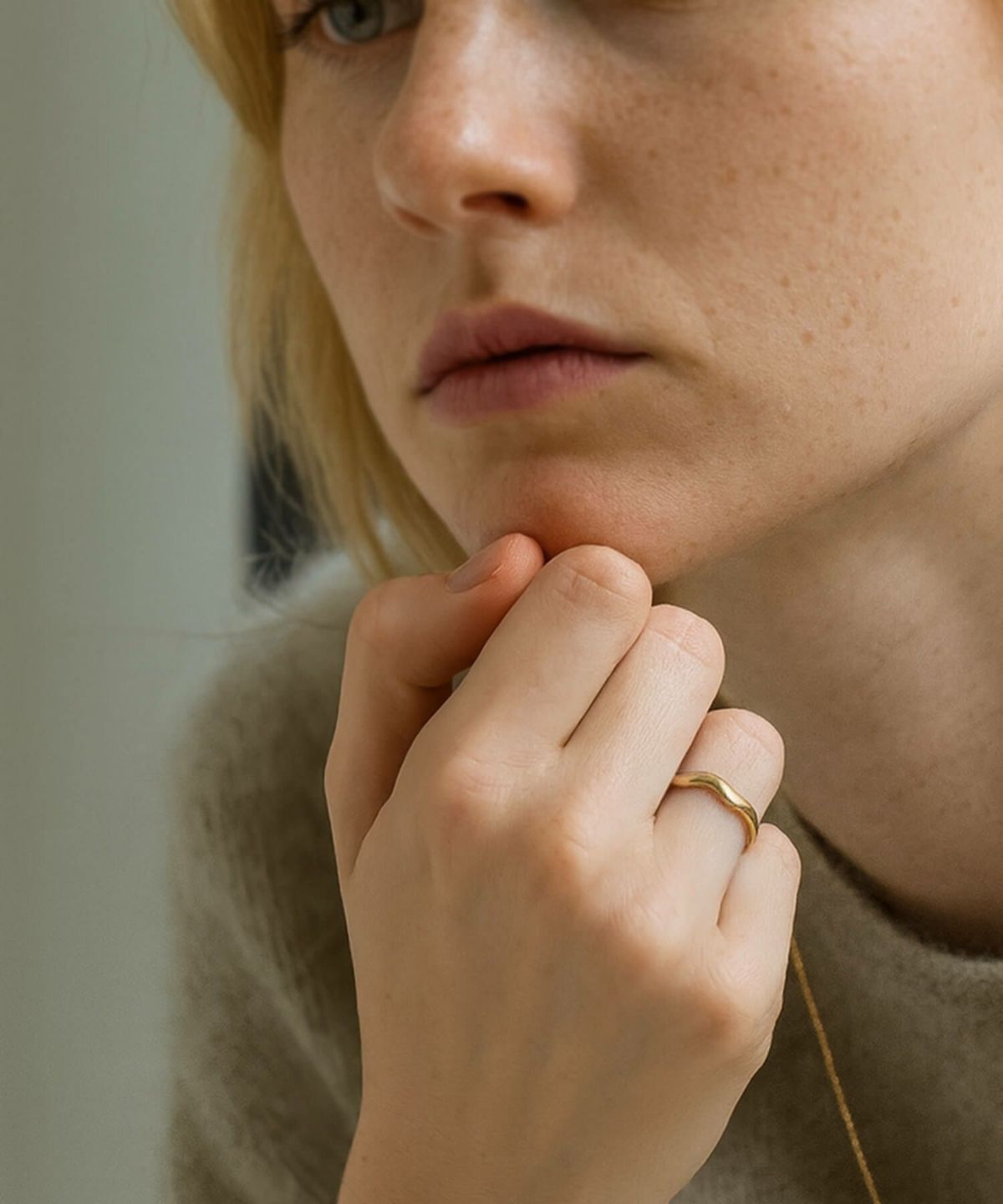 金属アレルギー 安心 シルバー925 リング シンプル 【LOROC ロロック】 シルバー ゴールド リング シルバーリング ゴールドリング 太め レディース 中指 人差し指 指輪 おしゃれ 18金 リング ゴールド 指輪 ジュエリー アクセサリー ウェーブ 波 指輪 重ね付け