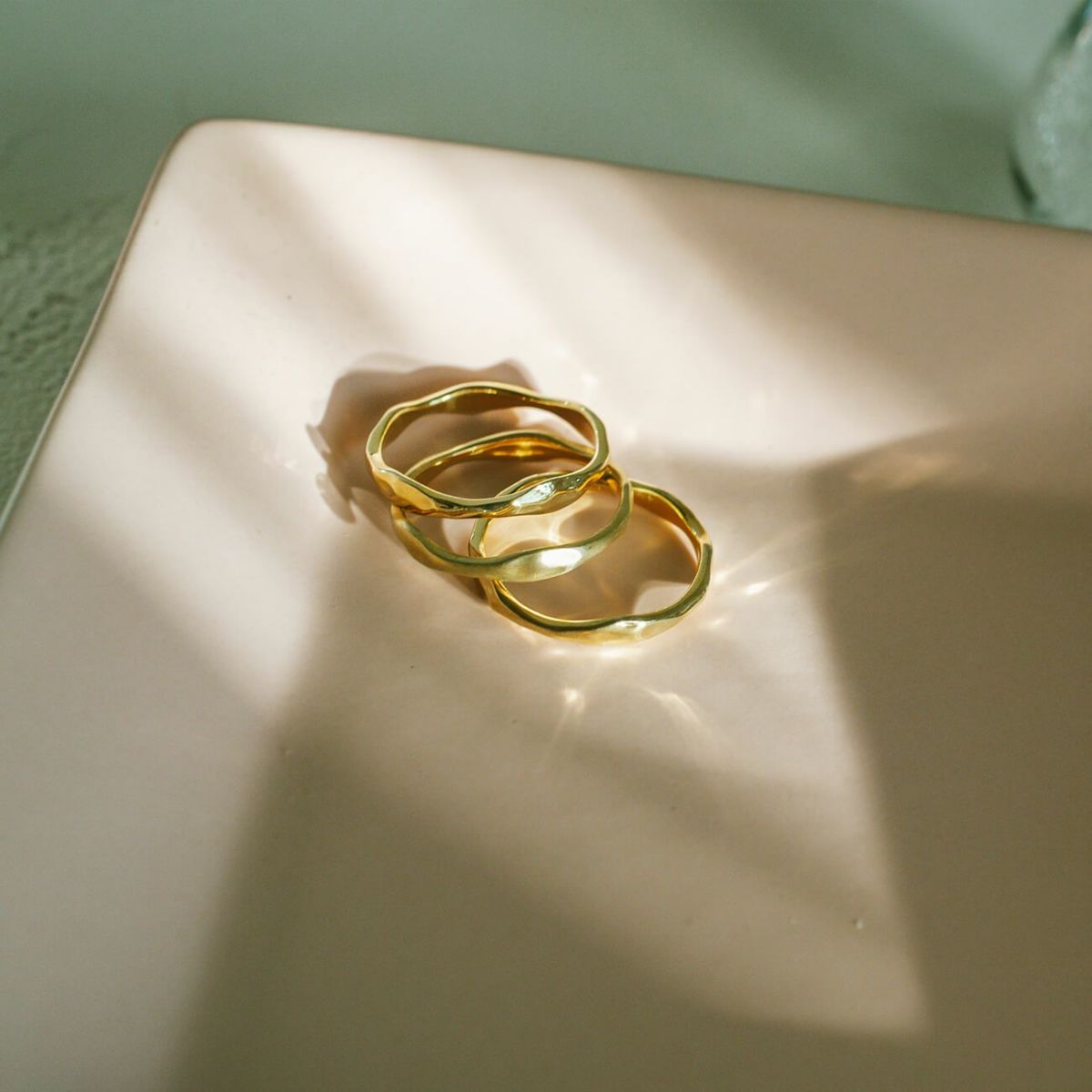 金属アレルギー 安心 3連 シルバー925 リング シンプル 【merv メルブ】 シルバー ゴールド リング シルバーリング ゴールドリング 太め レディース 親指 人差し指 指輪 おしゃれ 18金 k18 リング ゴールド 太め 指輪 ジュエリー アクセサリー ウェーブ 波 指輪 重ね付け