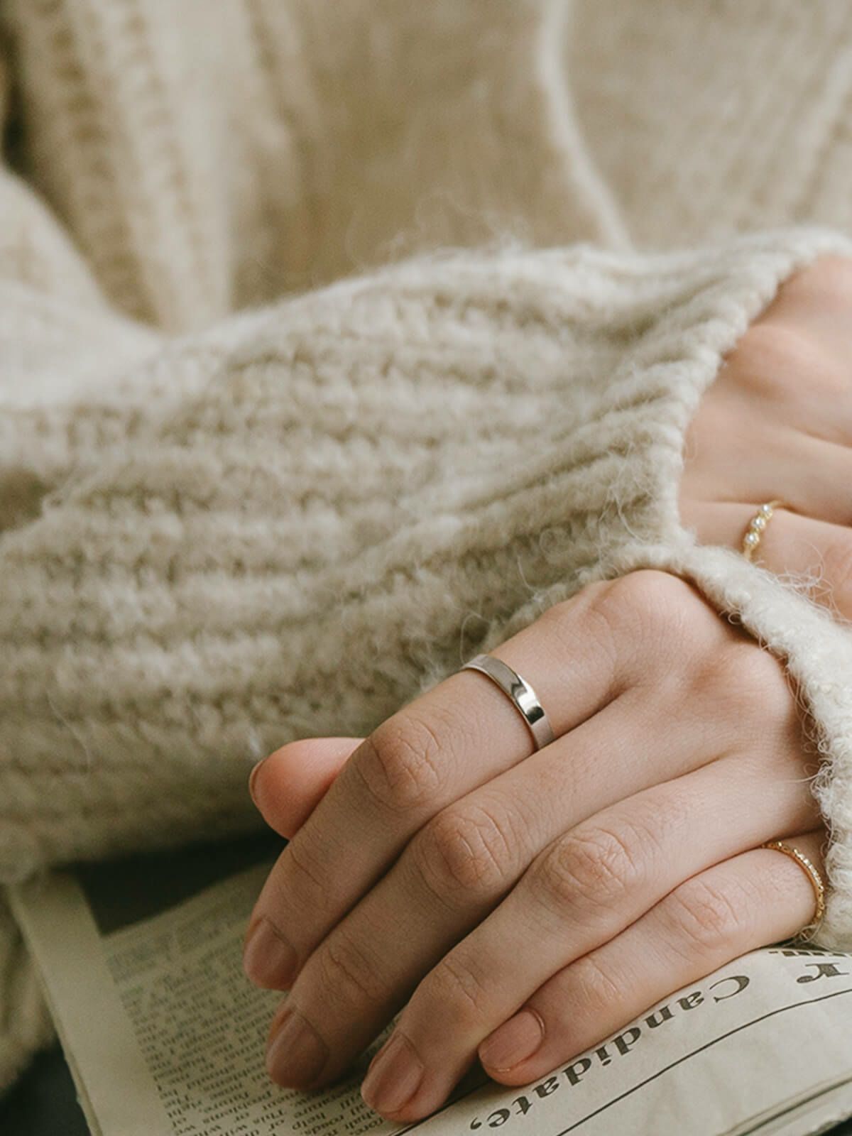 Silver925 3mm Slim Ring SOLONE3mm -ソロネ- | Ops.(オプス)公式ストア