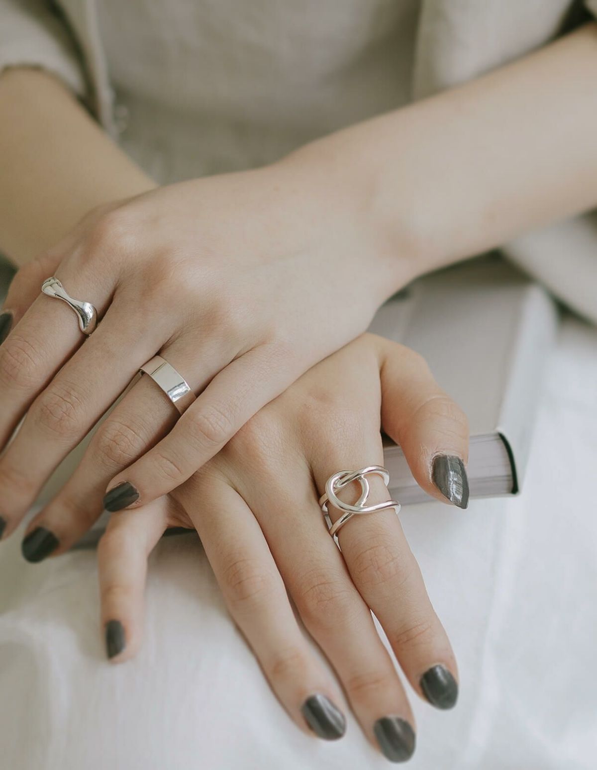 金属アレルギー 安心 リング シルバー925 リング シンプル 6mm 【Solone ソロネ】 シルバー ゴールド リング シルバーリング ゴールドリング 太め レディース 人差し指 指輪 おしゃれ 18金 k18 リング ゴールド 華奢 指輪