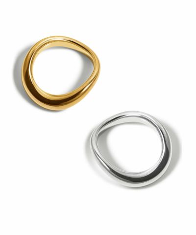 シルバー925製シンプル 太めのリング ULUA ウルア