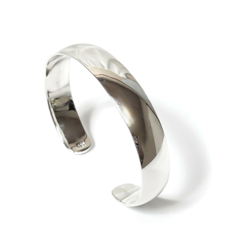 Silver925 Smooth Round Harf Bangle AUXERRE -オゼール- | Ops.(オプス)公式ストア