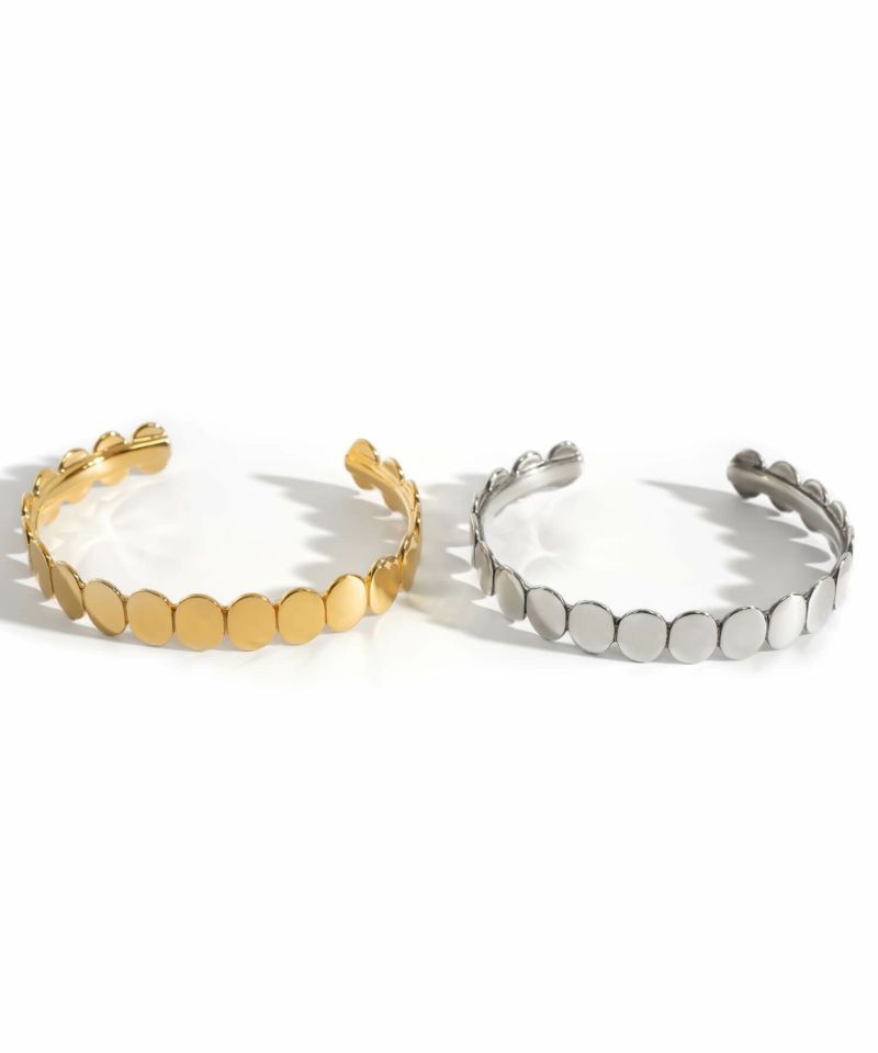 バングル 太め 【HALVA ハルヴァ】 シルバー ジュエリー レディース 太め ワイド ブレスレット シルバー925 SV925 シンプル silver925 ワイドバングル カーブ プレーン カフ 大ぶり 太バングル おしゃれ