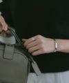 バングル 太め 【HALVA ハルヴァ】 シルバー ジュエリー レディース 太め ワイド ブレスレット シルバー925 SV925 シンプル silver925 ワイドバングル カーブ プレーン カフ 大ぶり 太バングル おしゃれ