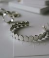 バングル 太め 【HALVA ハルヴァ】 シルバー ジュエリー レディース 太め ワイド ブレスレット シルバー925 SV925 シンプル silver925 ワイドバングル カーブ プレーン カフ 大ぶり 太バングル おしゃれ