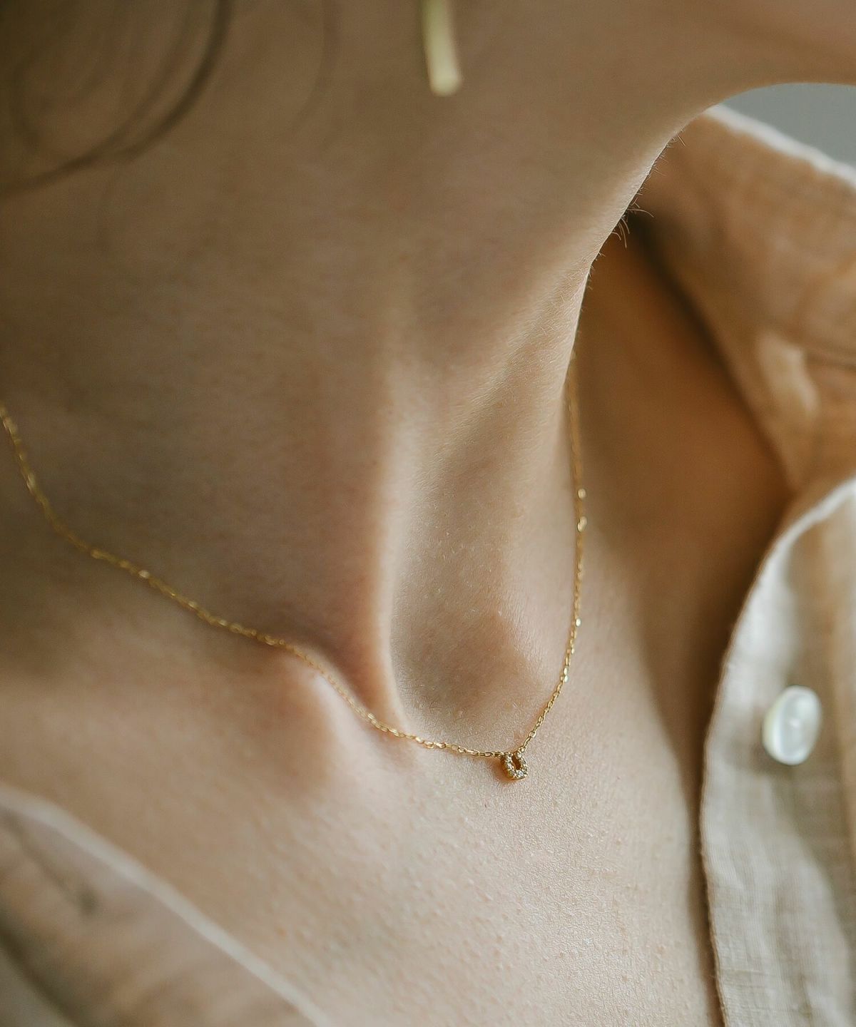 ネックレスホースシュー ダイヤモンド レディース ブランド 18K 18金