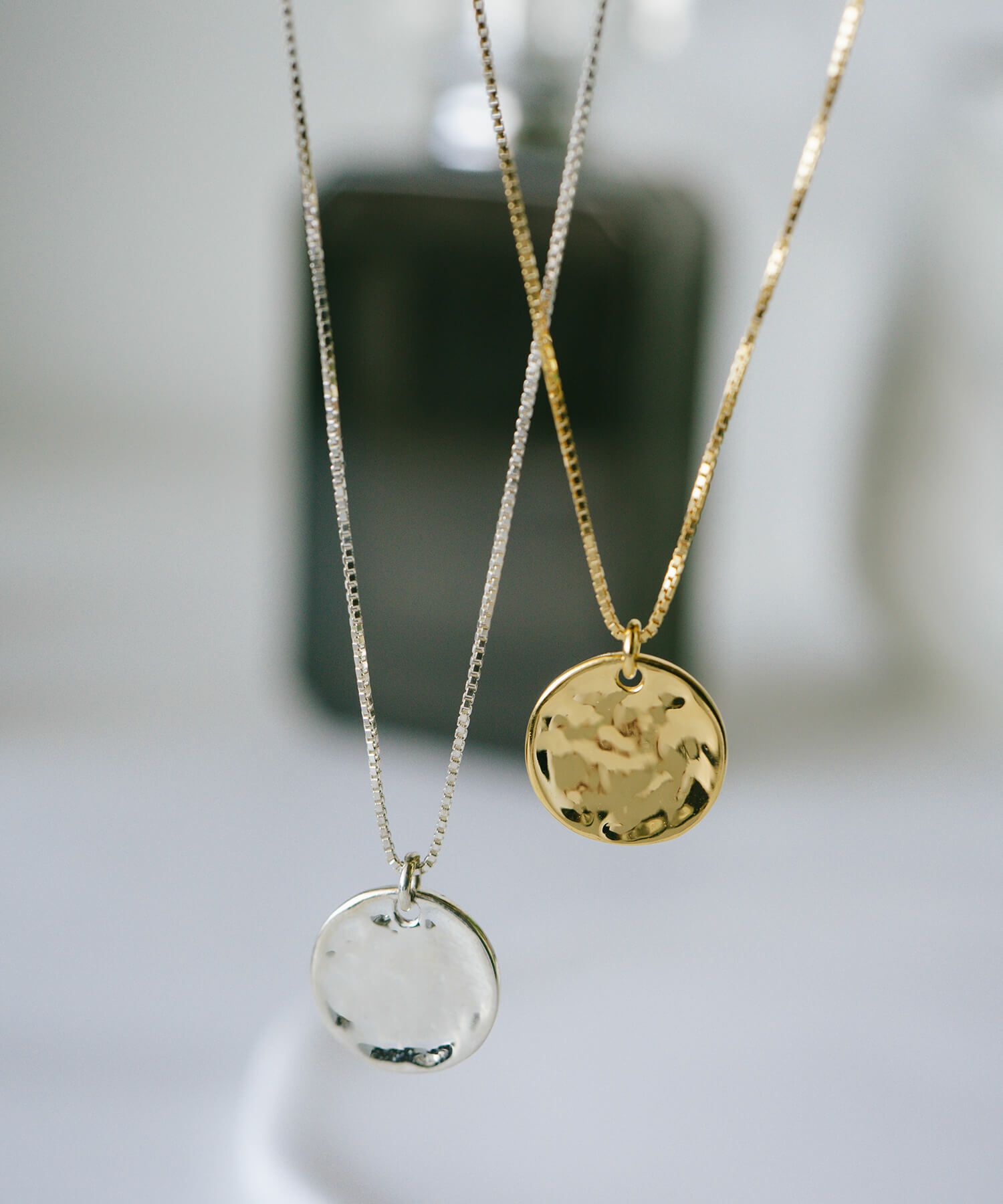 コイン ネックレス レディース シンプル シルバー ネックレス 【Novac ノバック】  金属アレルギー対応 シルバー925 silver925 おしゃれ 大人 可愛い ブランド コインネックレス