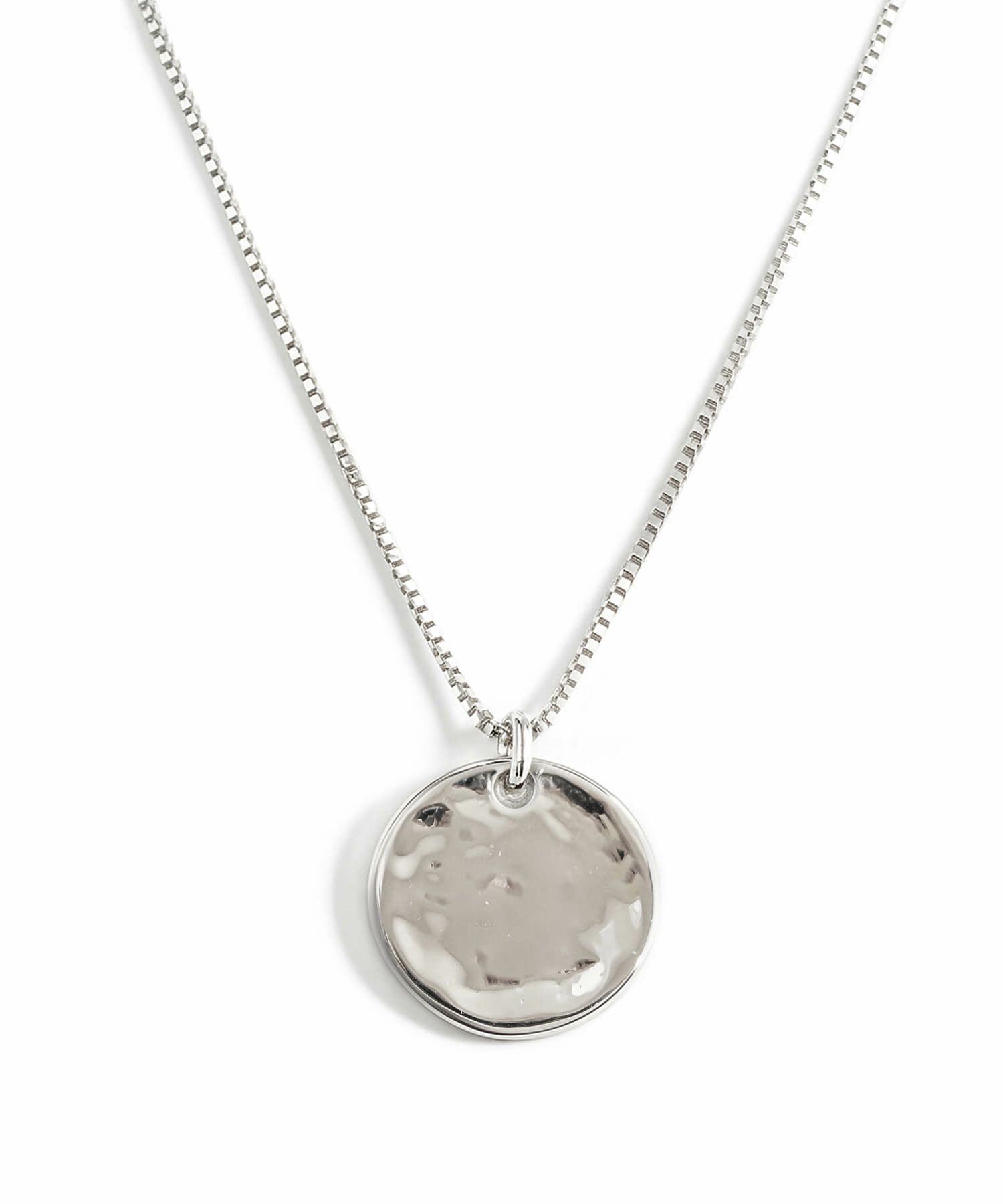 コイン ネックレス レディース シンプル シルバー ネックレス 【Novac ノバック】  金属アレルギー対応 シルバー925 silver925 おしゃれ 大人 可愛い ブランド コインネックレス