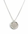 コイン ネックレス レディース シンプル シルバー ネックレス 【Novac ノバック】  金属アレルギー対応 シルバー925 silver925 おしゃれ 大人 可愛い ブランド コインネックレス