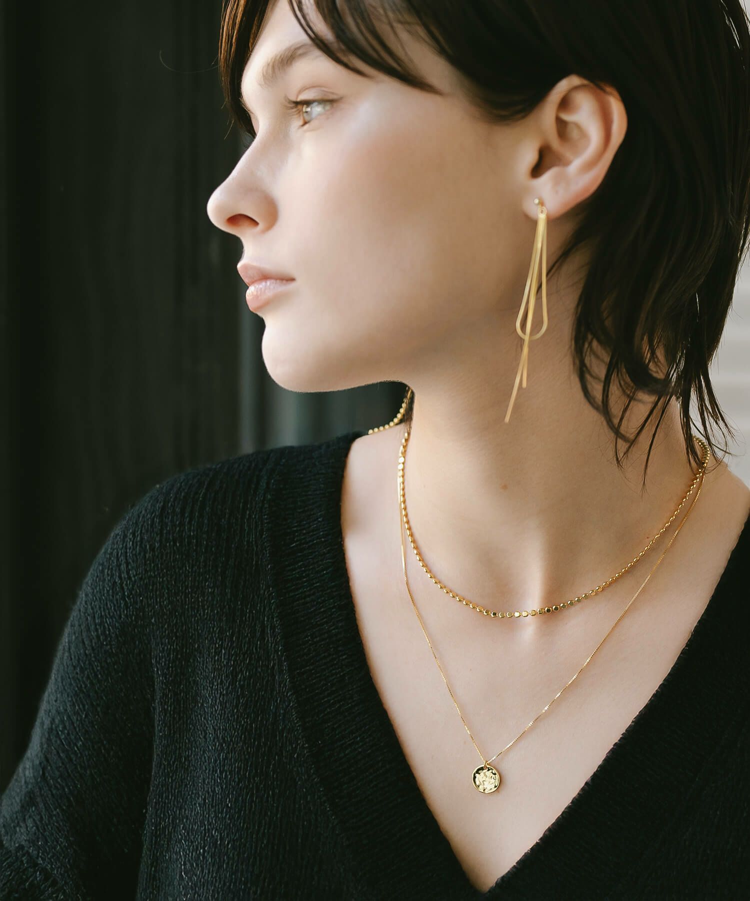 コイン ネックレス レディース シンプル シルバー ネックレス 【Novac ノバック】  金属アレルギー対応 シルバー925 silver925 おしゃれ 大人 可愛い ブランド コインネックレス