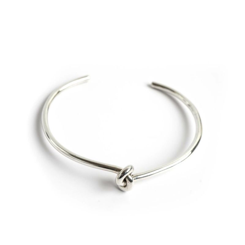 SILVER925 KNOT BANGLE/BRACELET/シルバー/バングル Knot Bangle 【Silver925】 – FLÜGEL