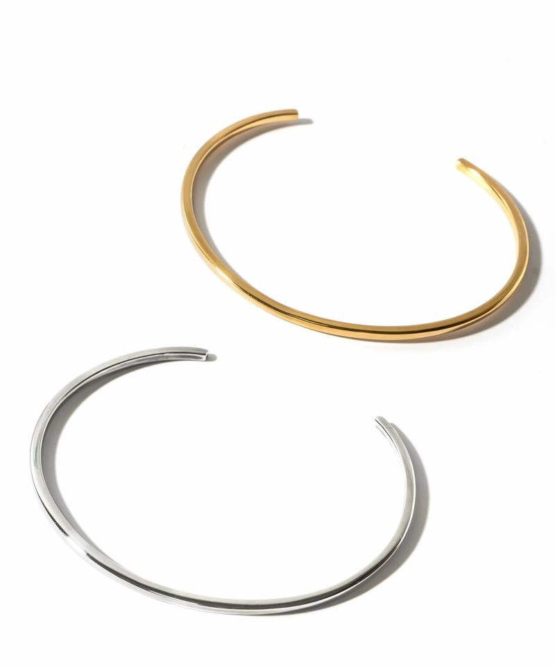 【ドラマ衣装協力】 バングル レディース シルバー925 オープン バングル ブレスレット プレーン【pianta ピアンタ】 silver925 18金仕上げ ゴールド K18 スキンジュエリー シンプル 細め おしゃれ 大人 可愛い 腕時計 重ねづけ アクセサリー 人気 シンプルアクセ